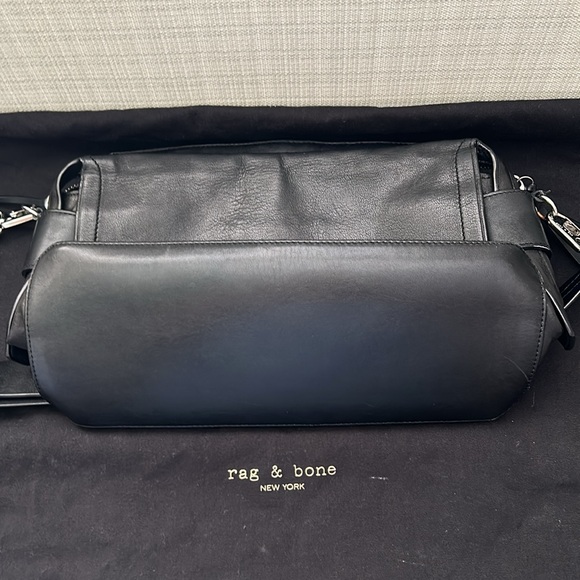 Rag & Bone Pilot Leather Satchel Bag, some wear but good shape - Picture 14 of 15